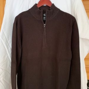 Men’s Calvin Klein 1/4 zip up Sweater
